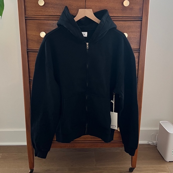 Mate the Label organic zip hoodie size M